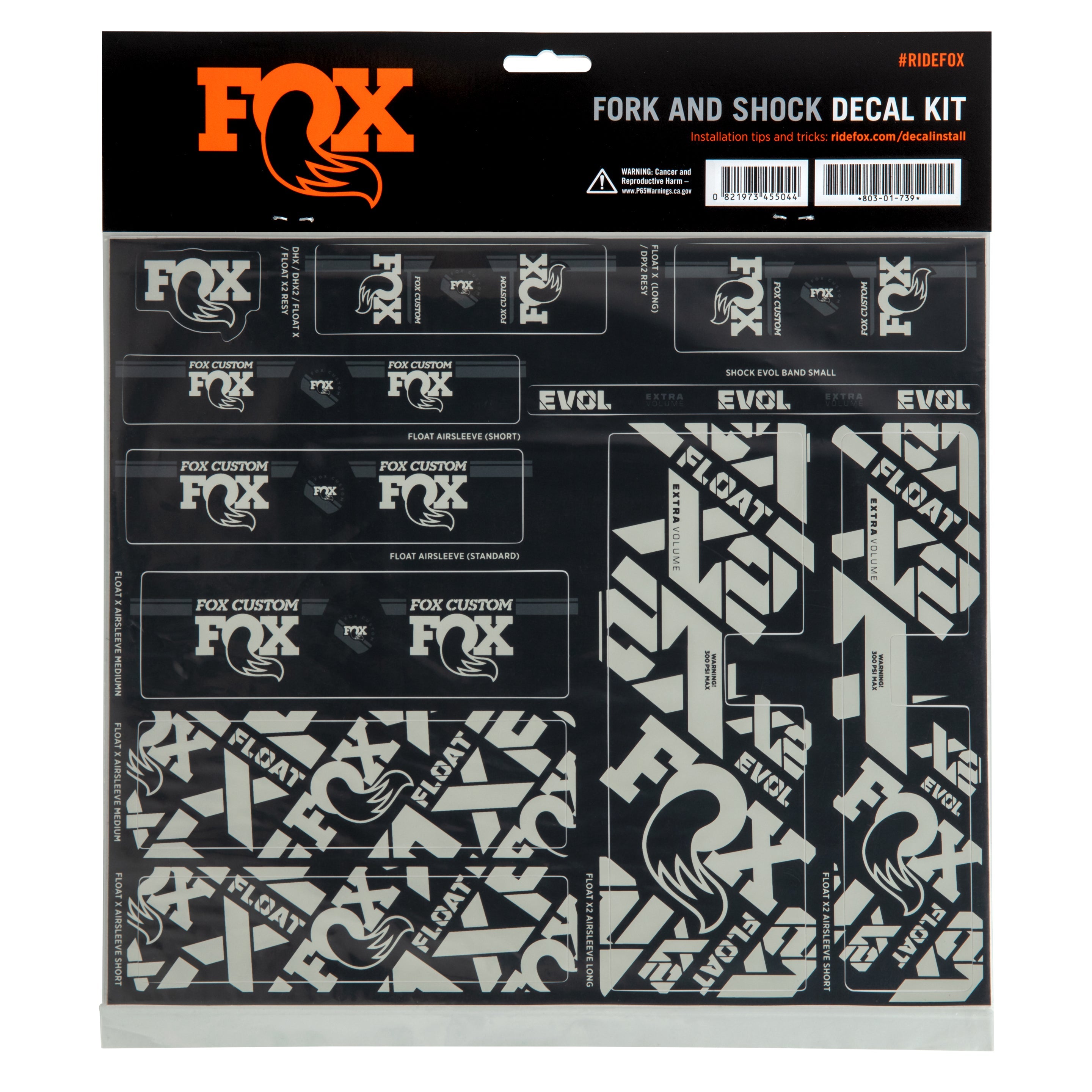 FOX FORK AND SHOCK DECAL KITS – Suspension Werx - Main Image